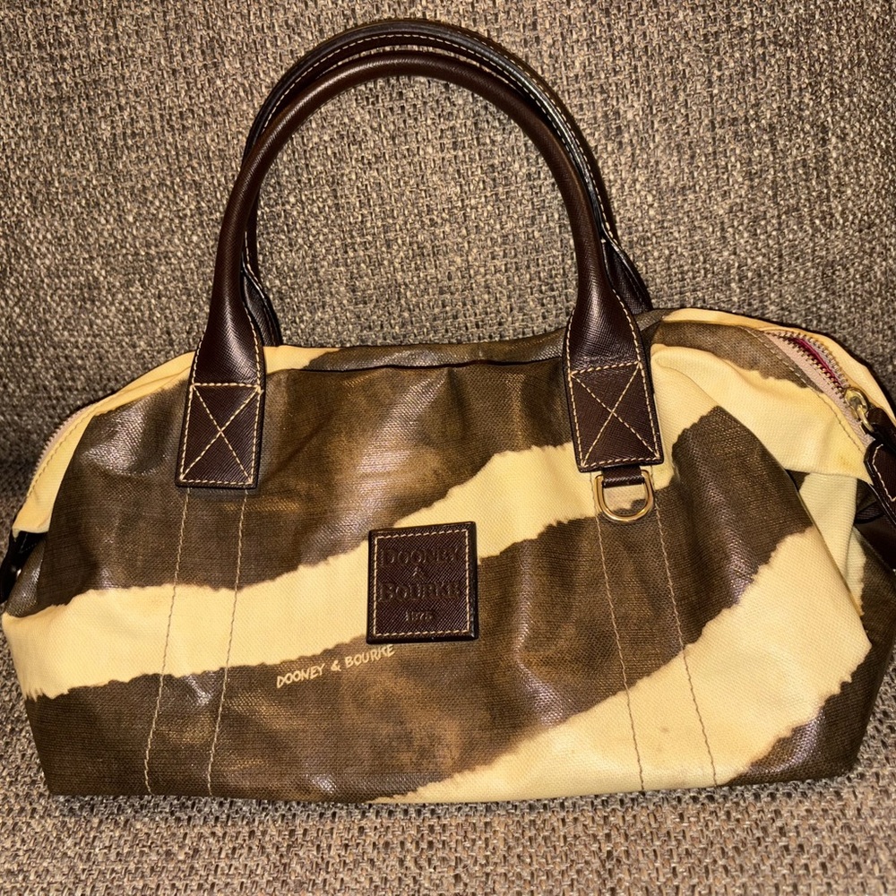 Dooney & Bourke Two-Tone Leather Tote